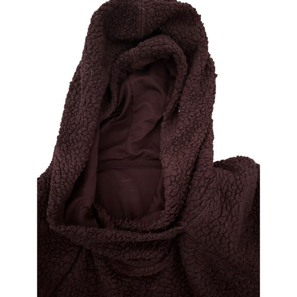 Nike Sweatshirt Sherpa Therma Fleece Training Hoodie Women's Size Small - Picture 3 of 3